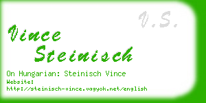 vince steinisch business card